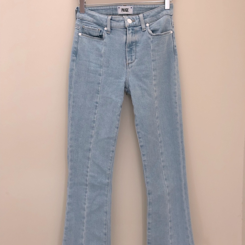 Paige Colette Crop Flare Jeans